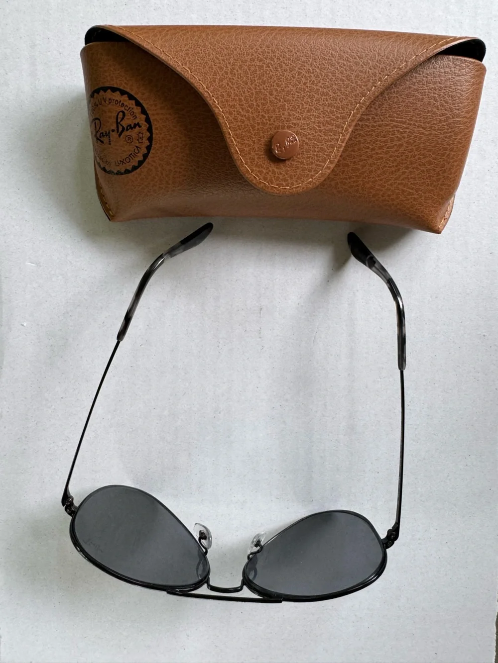 Authentic Ray-Ban RB3689 Aviator Metal II Sunglasses - Black Frame Only